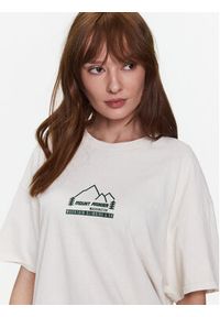 BDG Urban Outfitters T-Shirt BDG MOUNT RAINER DAD T 76505437 Écru Oversize. Materiał: bawełna #4