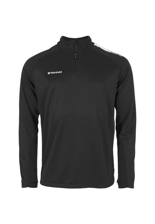 STANNO - Bluza dziecięca 1/4 z zamkiem błyskawicznym Stanno First. Kolor: wielokolorowy, szary, czarny, brązowy. Materiał: poliester