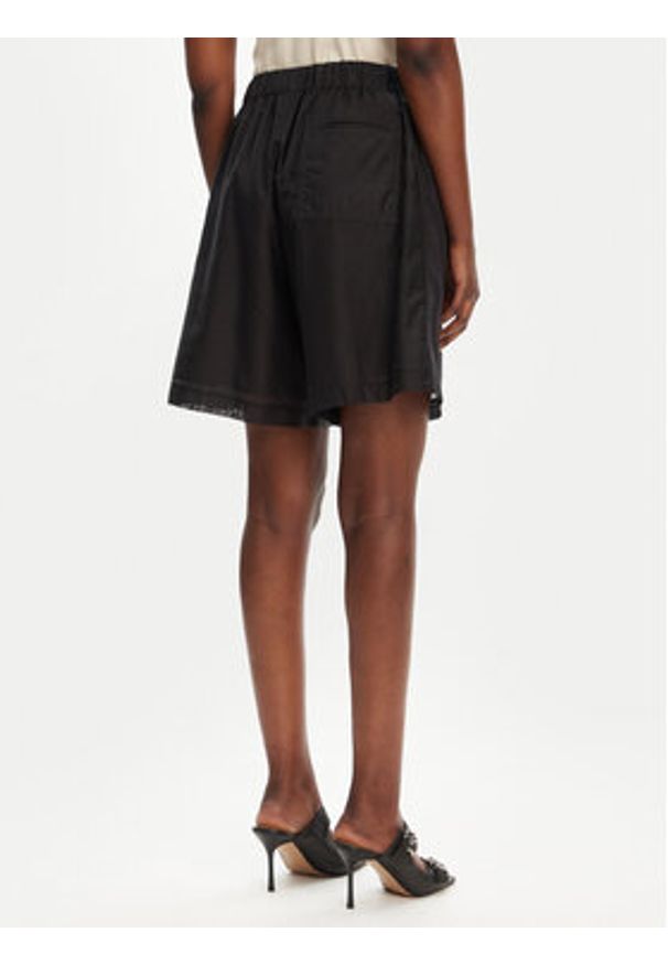 Pinko - PINKO Szorty materiałowe Lewis 105243 A2M7 Czarny Regular Fit. Kolor: czarny. Materiał: bawełna