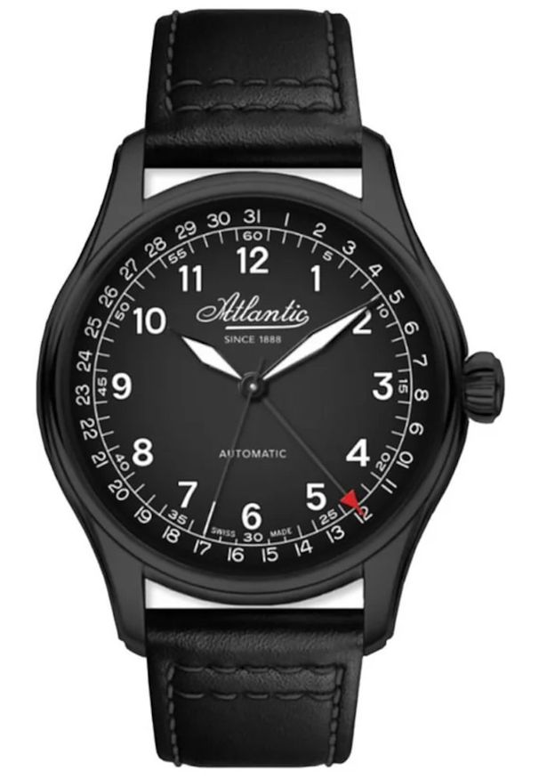 Atlantic - Zegarek Męski ATLANTIC Automatic Classic Sapphire Worldmaster 52782.46.63