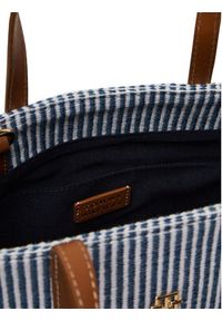 TOMMY HILFIGER - Tommy Hilfiger Torebka Th Premium Beach Le Mini Tote AW0AW17208 Niebieski. Kolor: niebieski