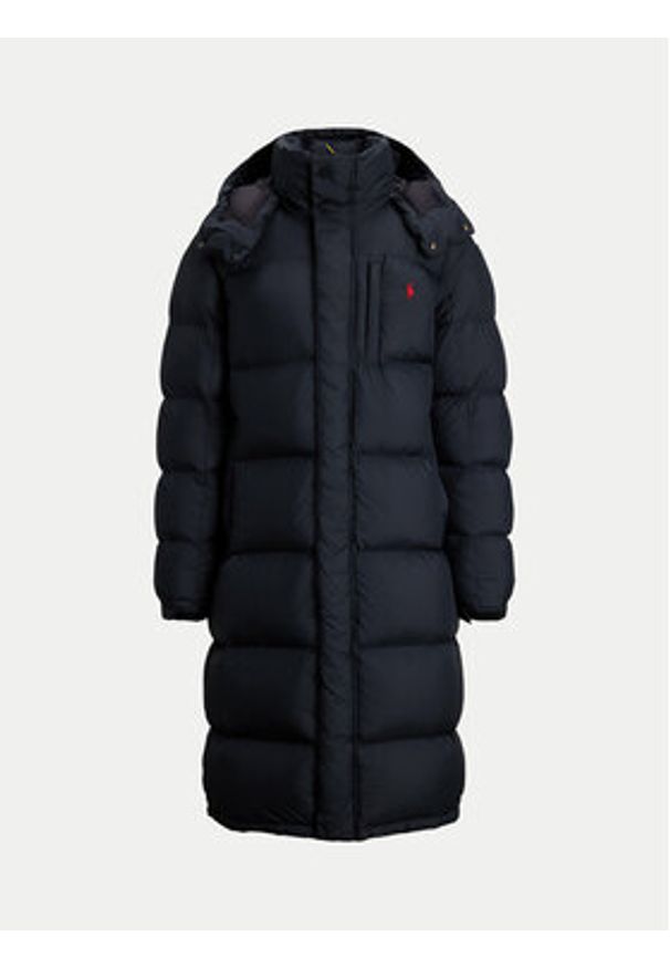 Polo Ralph Lauren Kurtka puchowa 710962406002 Czarny Regular Fit. Typ kołnierza: polo. Kolor: czarny. Materiał: syntetyk