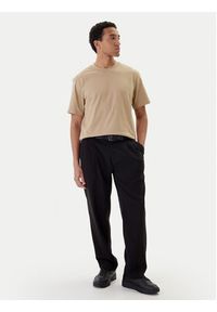 Hugo - HUGO T-Shirt Dapolino 50488330 Beżowy Relaxed Fit. Kolor: beżowy. Materiał: bawełna #2