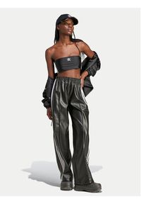 Adidas - adidas Top 3-Stripes Tube IX7823 Czarny Slim Fit. Kolor: czarny. Materiał: syntetyk #4