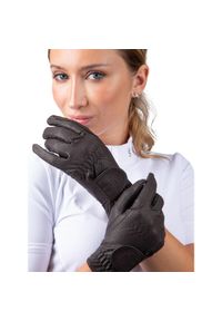 PS OF SWEDEN - Rękawice jeździeckie grip damskie PS of Sweden. Kolor: brązowy. Sport: jeździectwo #1