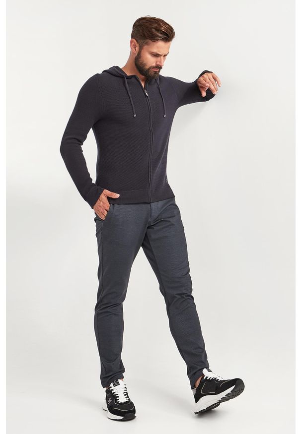 JOOP! Jeans - Sweter męski z kapturem Renzon JOOP! JEANS. Typ kołnierza: kaptur