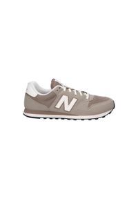 New Balance - BUTY męskie NEW BALANCE sneakers 500 GM500BLS sportowe. Kolor: brązowy, biały, wielokolorowy. Sport: turystyka piesza