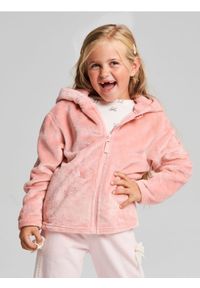 Sinsay - Puszysta bluza z elementami 3D - różowy. Kolekcja: plus size. Kolor: różowy