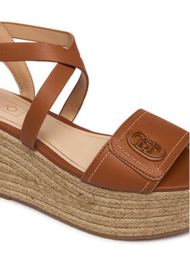 Liu Jo Espadryle Bali 01 SA6083 P0102 Brązowy. Kolor: brązowy. Materiał: skóra