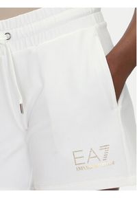 EA7 Emporio Armani Szorty sportowe 7W000269 AF12482 U0005 Biały Regular Fit. Kolor: biały. Materiał: syntetyk #5