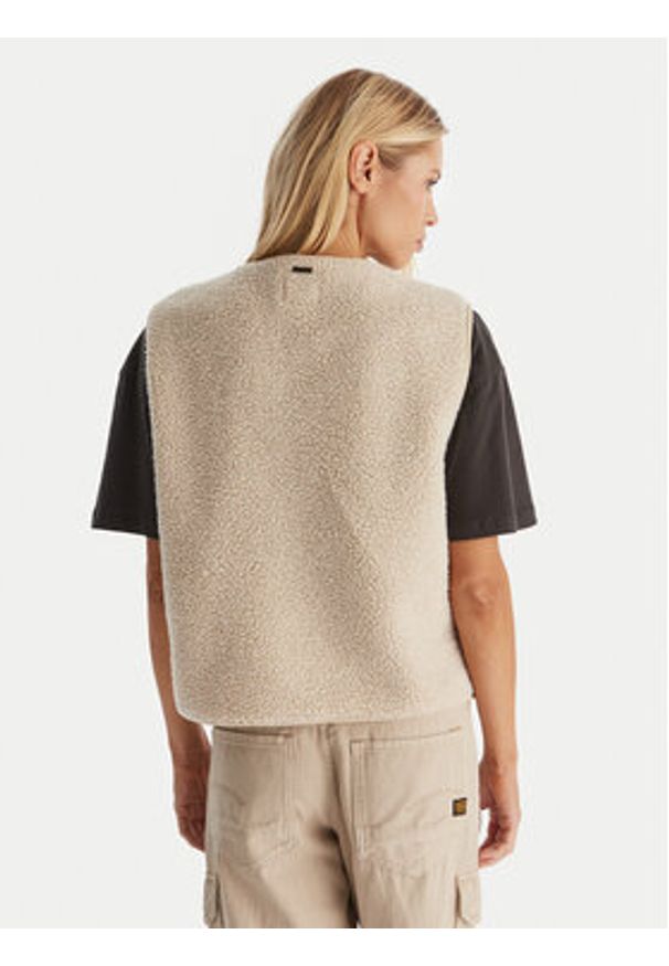 Billabong Bezrękawnik Be Happy Vest EBJPF00118 Écru Regular Fit. Materiał: syntetyk. Długość rękawa: bez rękawów