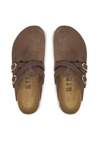 Birkenstock Klapki Blair D-Buckle 1032983 Brązowy. Kolor: brązowy. Materiał: zamsz, skóra #3
