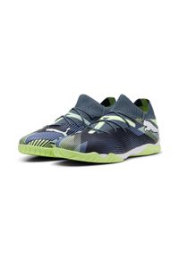 Buty piłkarskie męskie Puma Furure 7 Match It. Kolor: biały, wielokolorowy, żółty, szary. Materiał: syntetyk, materiał. Szerokość cholewki: normalna. Sport: piłka nożna