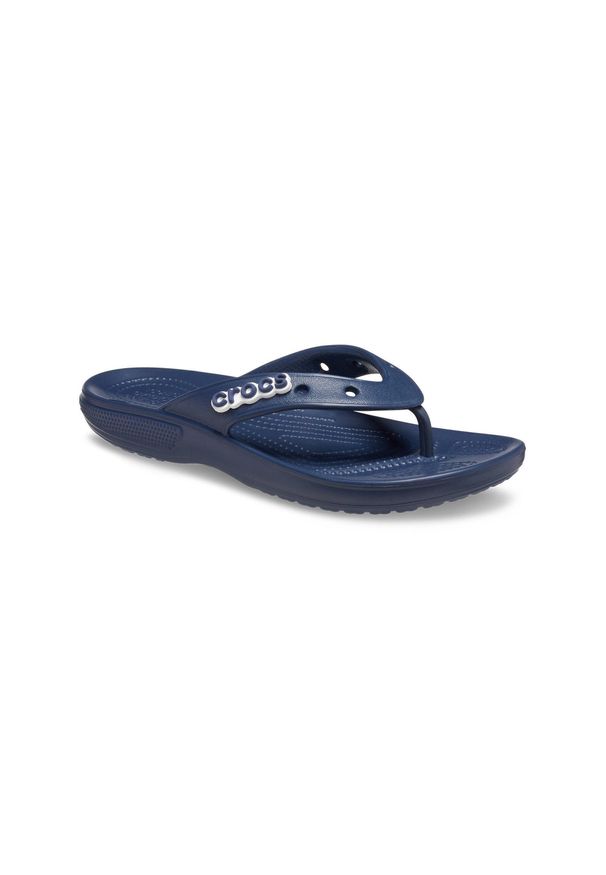 Japonki unisex Crocs Navy Classic Flip. Kolor: niebieski. Materiał: syntetyk, materiał