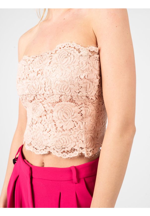 Pinko Top "Montegrande" | 101150 Y5LG | Kobieta | Różowy. Kolor: różowy. Materiał: poliamid, bawełna, wiskoza