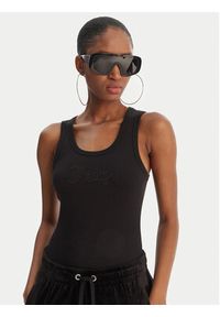 Juicy Couture Top Thin Strap JCWLV126308 Czarny Slim Fit. Kolor: czarny. Materiał: bawełna #2