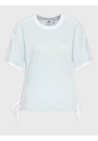 Adidas - adidas T-Shirt Always Original Laced HK5063 Błękitny Loose Fit. Kolor: niebieski. Materiał: bawełna