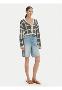 only - ONLY Kardigan Loa 15356436 Czarny Regular Fit. Kolor: czarny. Materiał: bawełna #3