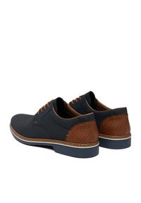 Rieker Półbuty 16504-16 Granatowy. Kolor: niebieski. Materiał: materiał #7