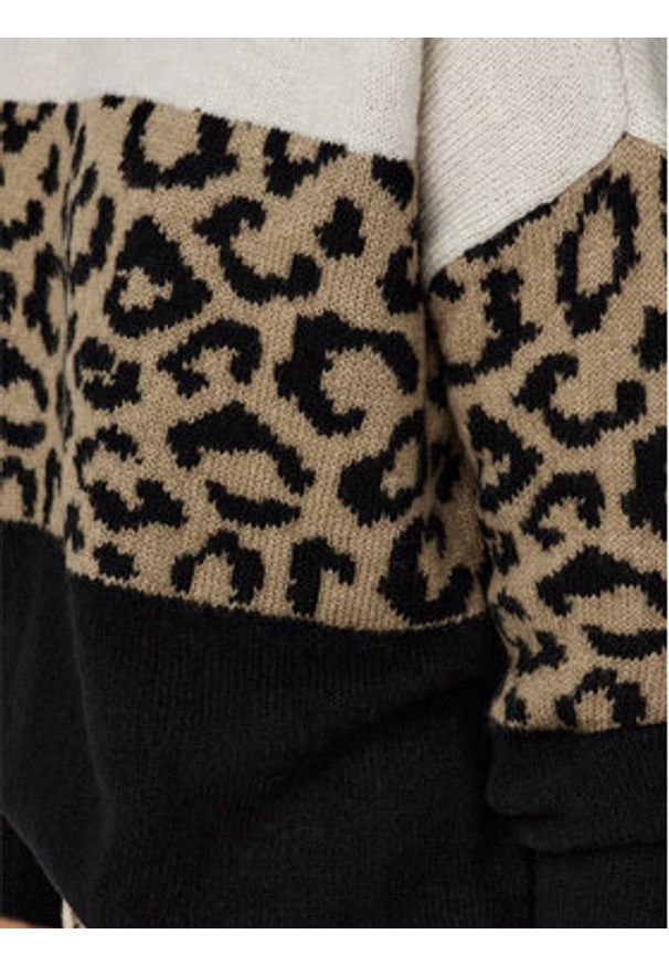 only - ONLY Sweter Jade 15294969 Beżowy Regular Fit. Kolor: beżowy. Materiał: syntetyk