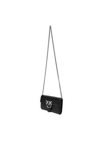 Pinko - PINKO Torebka Love One Wallet Light AI 25-26 PLTT 105344 A2JC Czarny. Kolor: czarny. Materiał: skórzane