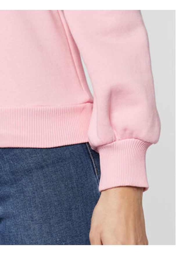 NAF NAF Bluza Michelle THNS22A Różowy Regular Fit. Kolor: różowy. Materiał: syntetyk