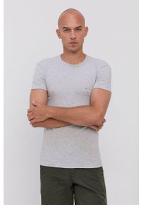 Armani Exchange - T-shirt (2-pack). Okazja: na co dzień. Kolor: czarny. Materiał: dzianina. Wzór: gładki. Styl: casual