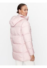 columbia - Columbia Kurtka zimowa Puffect™ Mid Hooded Jacket Różowy Regular Fit. Kolor: różowy. Materiał: syntetyk. Sezon: zima
