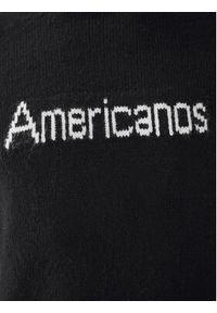 Americanos Sweter Nevado Czarny Regular Fit. Kolor: czarny. Materiał: syntetyk #6