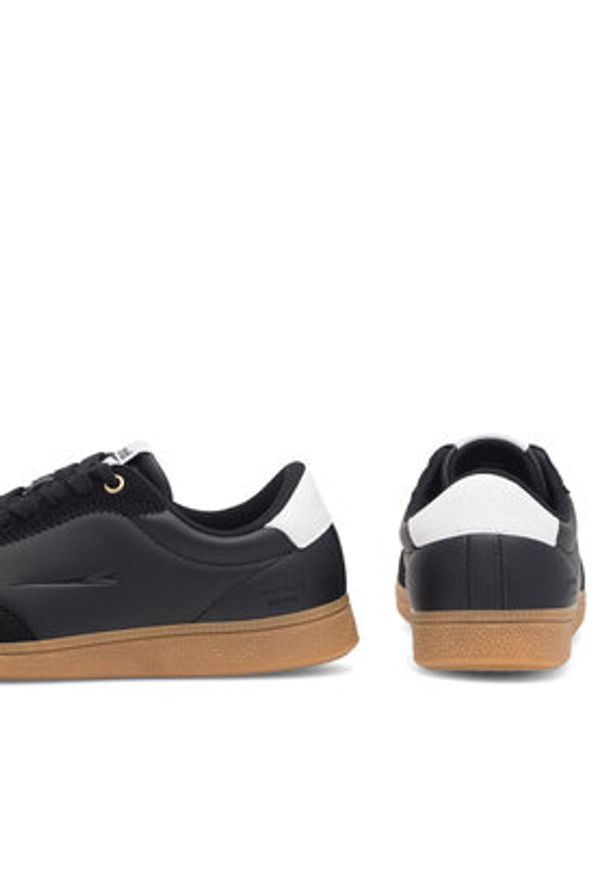 Sprandi Sneakersy RETROSTEMP WPRS-22M12313 Czarny. Kolor: czarny. Materiał: skóra