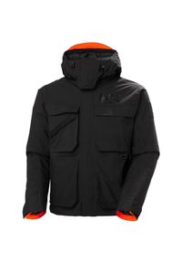 Kurtka narciarska z kapturem Helly Hansen Ullr D Heritage. Typ kołnierza: kaptur. Kolor: czarny. Sezon: zima. Sport: narciarstwo #1