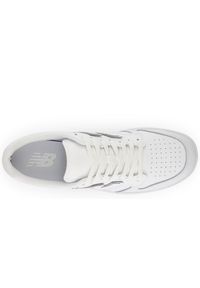 Buty unisex New Balance BB480L3W – białe. Okazja: na co dzień. Kolor: biały. Materiał: skóra, dresówka, materiał. Szerokość cholewki: normalna. Sport: turystyka piesza #5