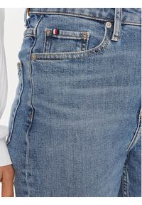 TOMMY HILFIGER - Tommy Hilfiger Szorty jeansowe WW0WW41323 Niebieski Slim Fit. Kolor: niebieski. Materiał: bawełna #5
