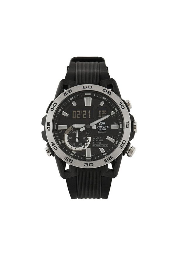 Casio Zegarek Edifice ECB-40P-1AEF Czarny. Kolor: czarny