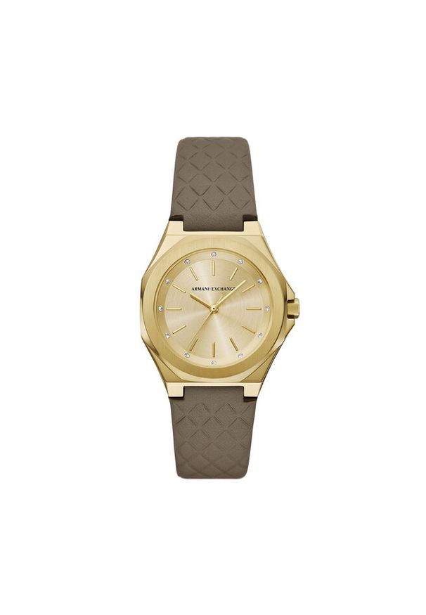 Zegarek Armani Exchange. Kolor: brązowy