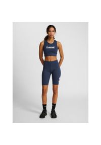 Szorty damskie Hummel Pulse Logo MW. Kolor: wielokolorowy, niebieski, zielony. Sport: fitness #1