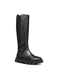 Geox Kozaki Vilde D46UAD 043NH C9999 Czarny. Kolor: czarny. Materiał: skóra