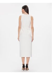 Max Mara Leisure Sukienka codzienna Baccano 2416621027 Biały Regular Fit. Okazja: na co dzień. Kolor: biały. Materiał: syntetyk. Typ sukienki: proste. Styl: casual #3