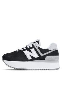 New Balance Sneakersy WL574ZSA Czarny. Kolor: czarny. Materiał: zamsz, skóra. Model: New Balance 574 #5