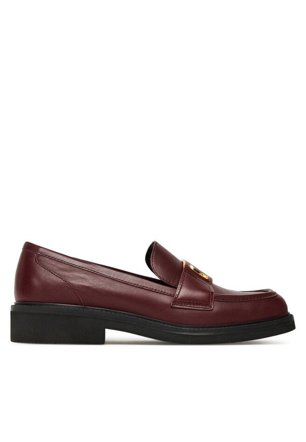 Loafersy Guess. Kolor: czerwony