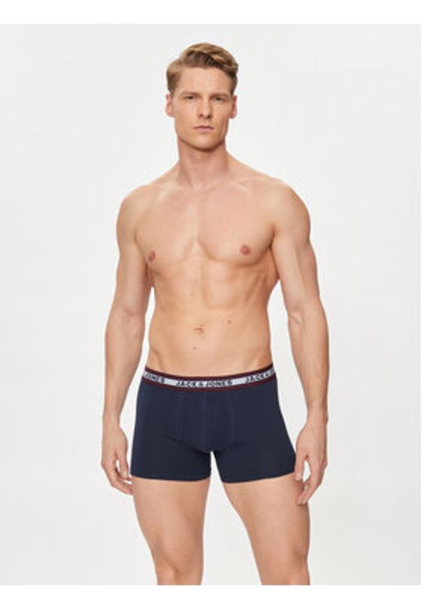 Jack & Jones Komplet 5 par bokserek Oliver 12165348 Kolorowy. Materiał: bawełna. Wzór: kolorowy
