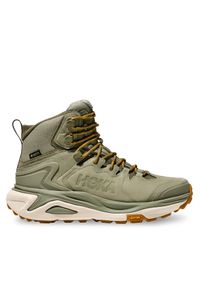 HOKA - Trekkingi Hoka. Kolor: zielony. Technologia: Gore-Tex. Sport: turystyka piesza