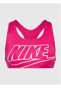 Nike Biustonosz sportowy Swoosh BV3643 Różowy. Kolor: różowy. Materiał: syntetyk