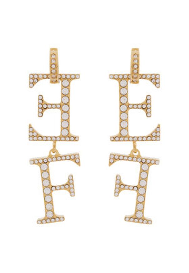Elisabetta Franchi Kolczyki OR-17K-52E2-V260 Złoty. Materiał: metalowe. Kolor: złoty