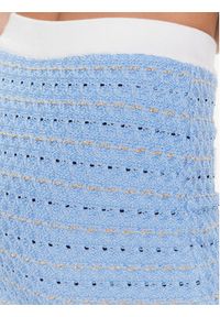 Liu Jo Spódnica ołówkowa WA3387 MA29A Niebieski Slim Fit. Kolor: niebieski. Materiał: bawełna