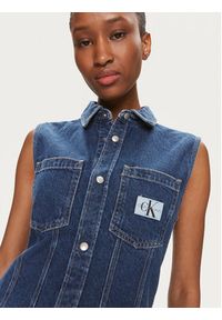 Calvin Klein Jeans Kamizelka Lean J20J223689 Niebieski Regular Fit. Kolor: niebieski. Materiał: bawełna #3