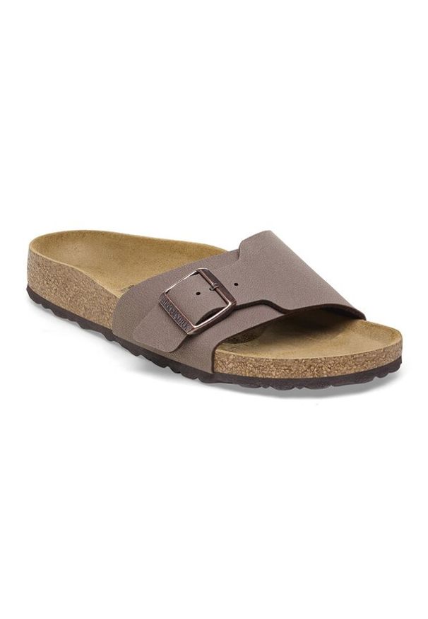 Klapki damskie Birkenstock Catalina BS Birko-Flor. Kolor: brązowy