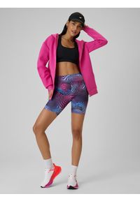 4f - 4F Legginsy kolarki dzianinowe damskie - multikolor XS. Kolor: wielokolorowy. Materiał: dzianina. Długość: długie #1