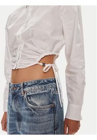Hugo Koszula Eliesa 50512837 Biały Slim Fit. Kolor: biały. Materiał: bawełna #6