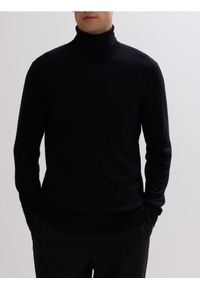 Reserved - Sweter z domieszką kaszmiru - czarny. Kolor: czarny. Materiał: kaszmir